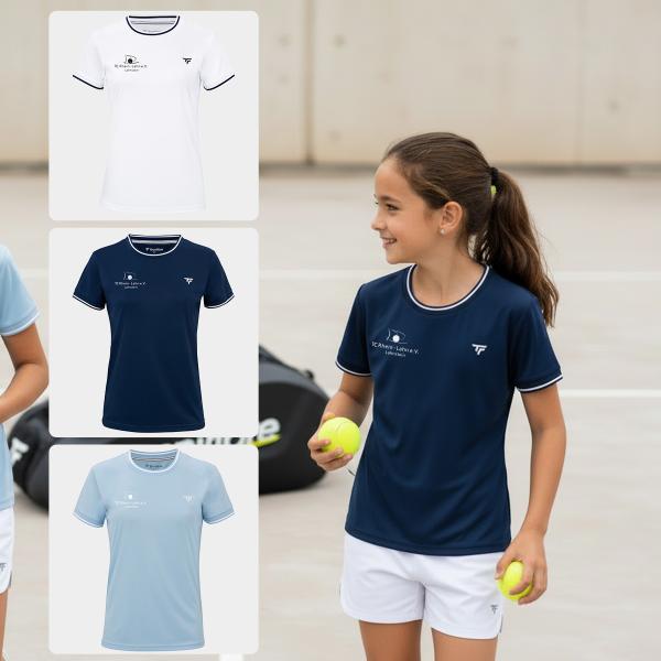 Tecnifibre Mädchen Rundhals Club Tech TEE